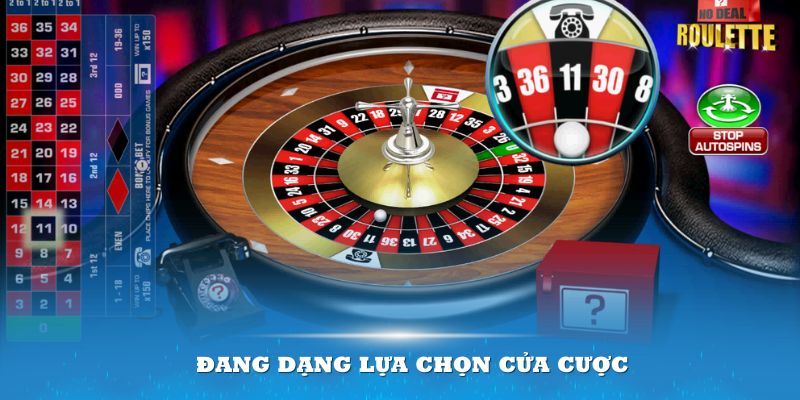 Đa dạng cửa cược game Roulette 79King