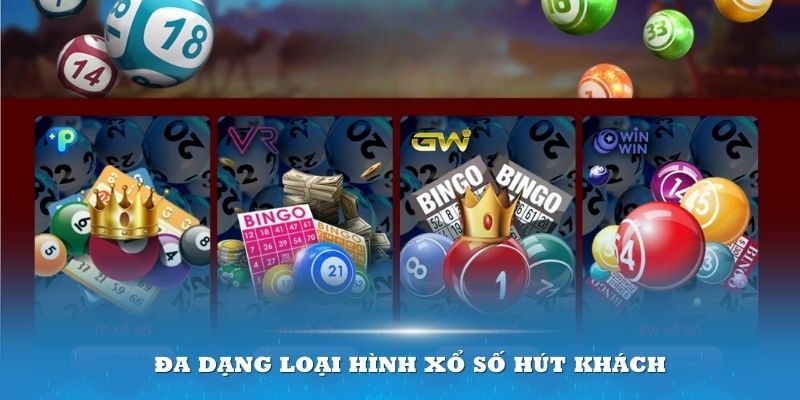 Đa dạng loại hình xổ số tại VR Lottery 79King